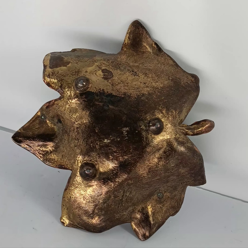 Metal Maple Leaf Trinket Dish - Picture 3 of 5